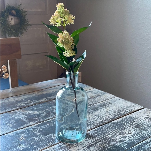 Hearth & Hand blue vintage bottle vase+Mothers Day - Picture 4 of 8